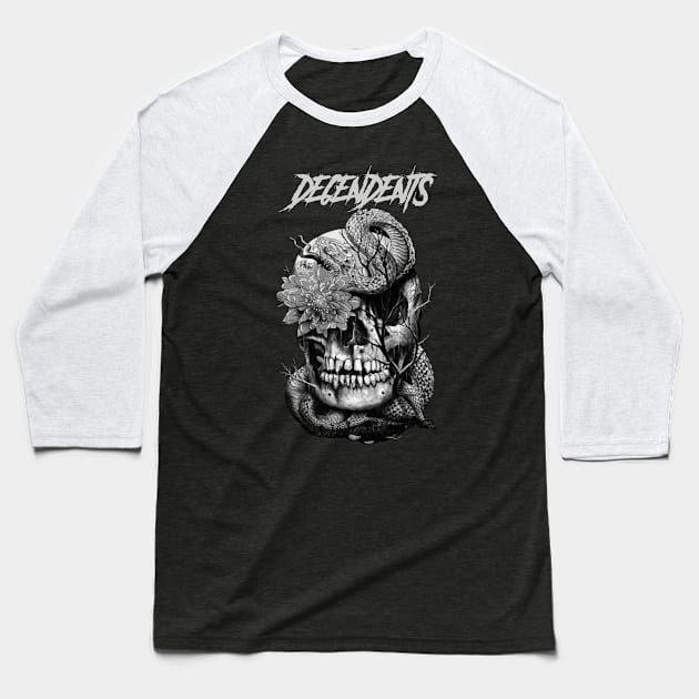 DECENDENTS BAND MERCHANDISE Baseball T-Shirt by jn.anime